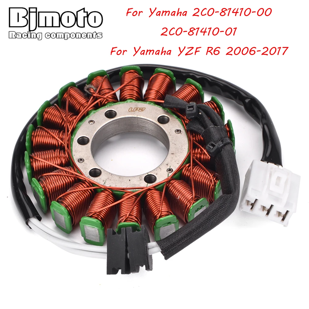 2C0-81410-00 2C0-81410-01 катушка статора мотоцикла для Yamaha YZF R6 YZF-R6 YZFR6 2006 - 2017 2016 2015 2014 2013 2012 2011
2C0-81410-00 2C0-81410-01 катушка статора мотоцикла для Yamaha YZF R6 YZF-R6 YZFR6 2006 - 2017 2016 2015 2014 2013 2012 2011