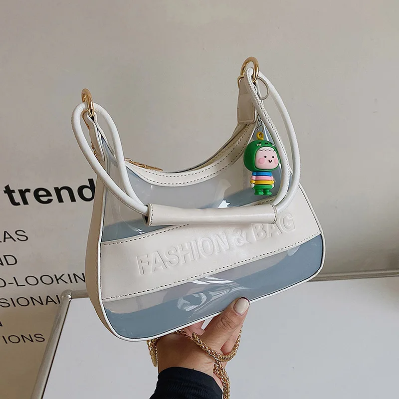 New Summer PVC Leather Women Shoulder Bag High Quality Ladies Half Moon Chain Crossbody Bags for Women Fashion Small Handbags
New Summer PVC Leather Women Shoulder Bag High Quality Ladies Half Moon Chain Crossbody Bags for Women Fashion Small Handbags