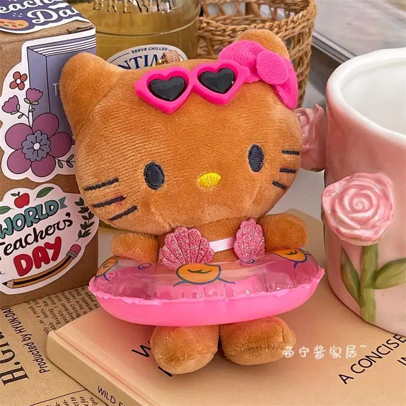 Hello Kitty Plush Toys Anime Accessories Hawaiian Brown Swimming Ring Cartoon Girl Lovely Dolls Children Bag Pendant Gifts
Hello Kitty Plush Toys Anime Accessories Hawaiian Brown Swimming Ring Cartoon Girl Lovely Dolls Children Bag Pendant Gifts