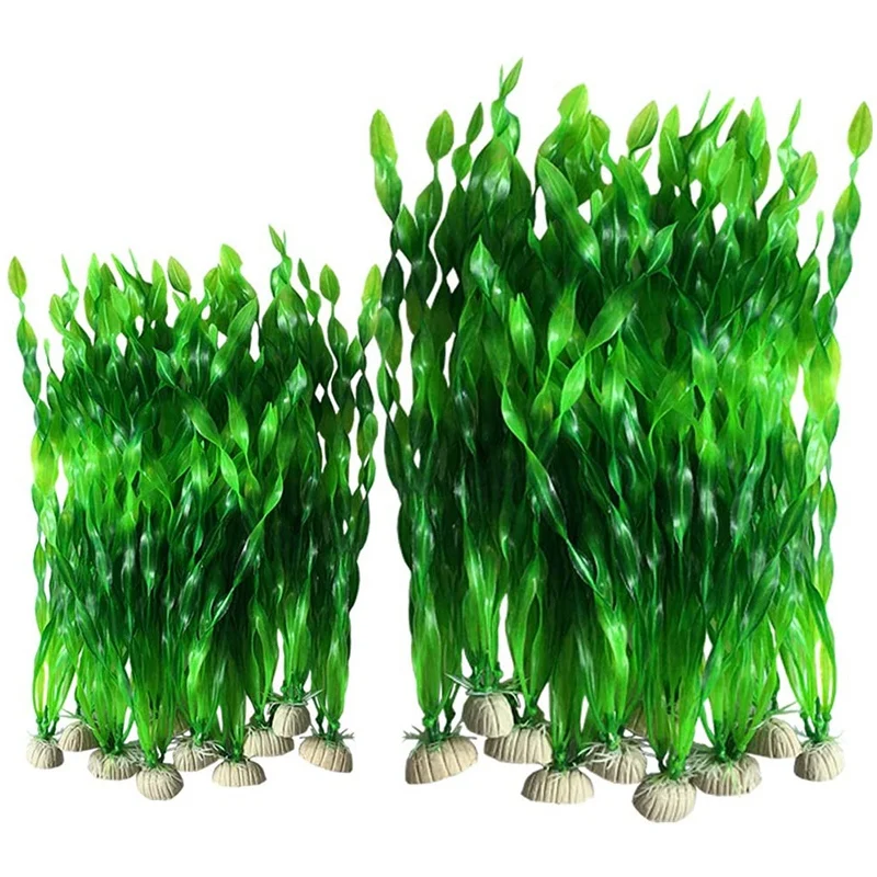 20PCS Artificial Decorative Plastic Aquarium Fish Tank Decoration Plastic Plants (20Pcs Green)
20PCS Artificial Decorative Plastic Aquarium Fish Tank Decoration Plastic Plants (20Pcs Green)