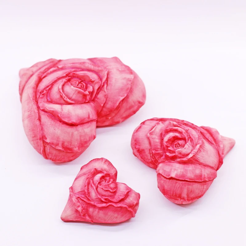 Rose Heart Silicone Mould Relief Flower 3D Cake Frosting Fudge Chocolate Soap Candle Mold
Rose Heart Silicone Mould Relief Flower 3D Cake Frosting Fudge Chocolate Soap Candle Mold