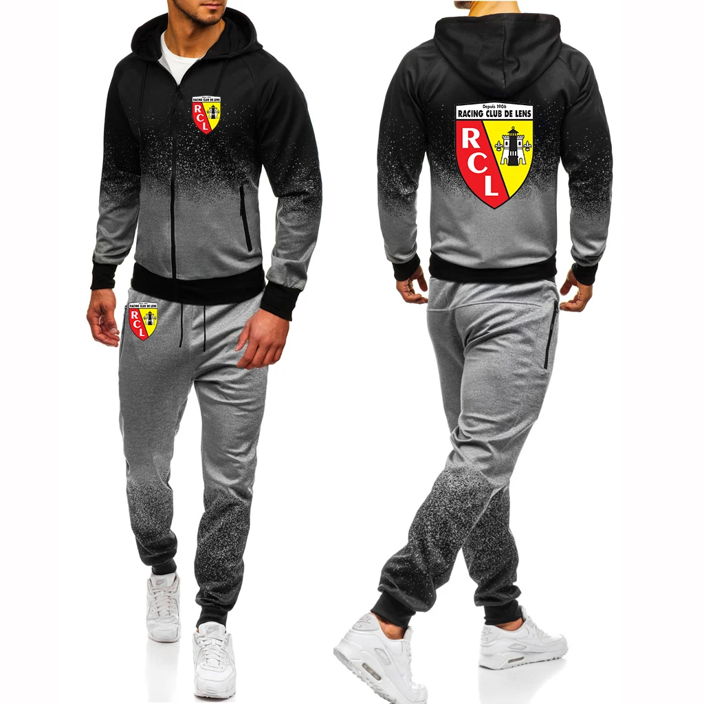 2023 Euro Club Rc Lens Men's New Gradient Color Long Sleeve Harajuku Jacket Sport Hoodies Trouser Popular Casual Suit
2023 Euro Club Rc Lens Men's New Gradient Color Long Sleeve Harajuku Jacket Sport Hoodies Trouser Popular Casual Suit