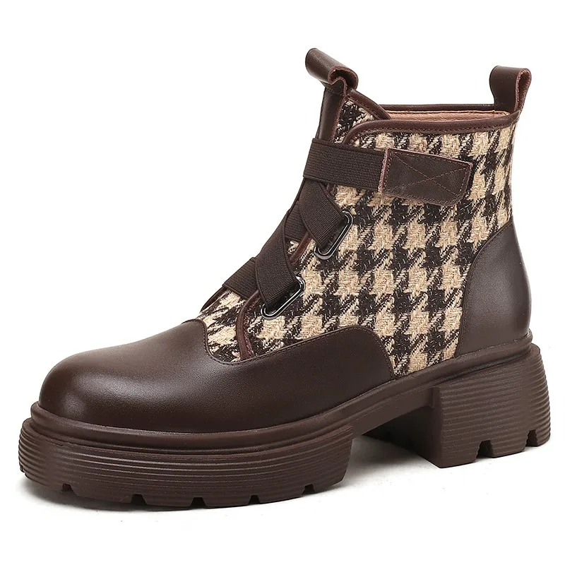 French Retro Women's Chelsea Boots Thick Bottom Block Martn Boots Women's 2023 Lace-up Boots
French Retro Women's Chelsea Boots Thick Bottom Block Martn Boots Women's 2023 Lace-up Boots
