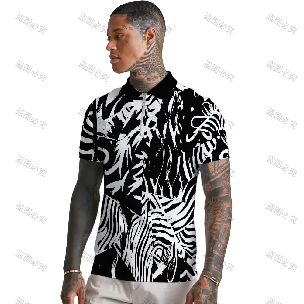 Golf Wear Men Designer Shirt 2022 Polo Shirts Social Leisure Short Sleeve Tee Zebra Print Shirt Men's Clothing Tie Dye T-shirts
Golf Wear Men Designer Shirt 2022 Polo Shirts Social Leisure Short Sleeve Tee Zebra Print Shirt Men's Clothing Tie Dye T-shirts