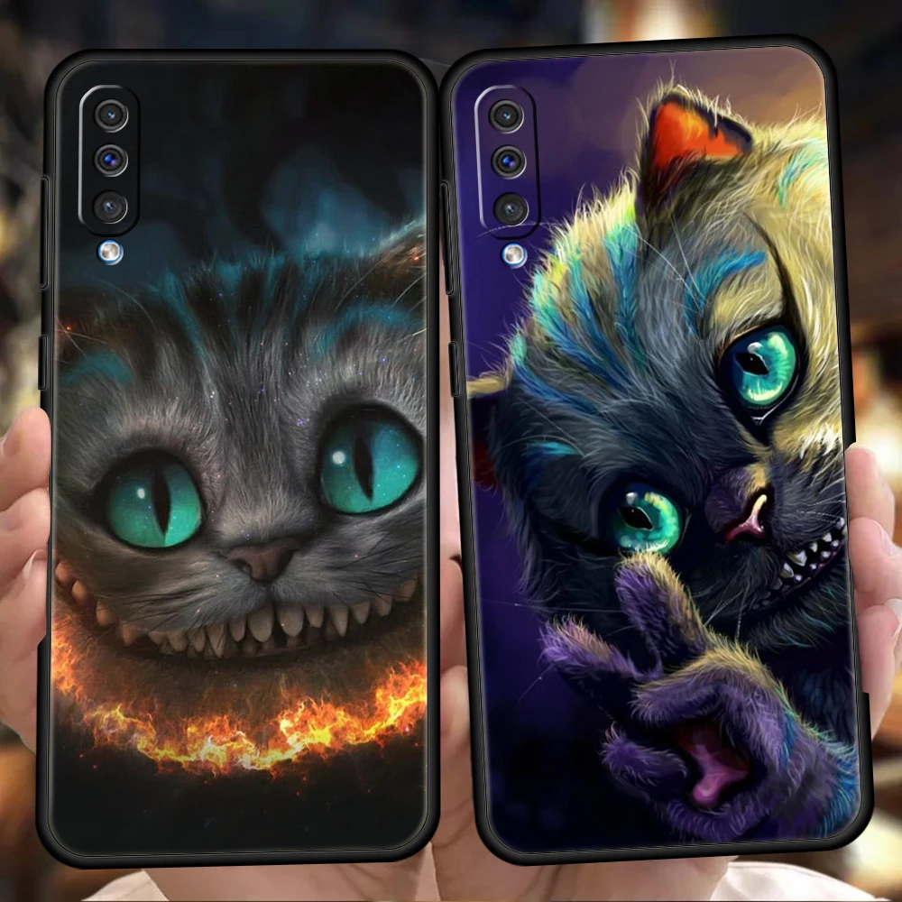 Heshire Cat Alice Phone Case For Samsung Galaxy A53 A73 A33 A23 A13 A12 A22 A02 A50 A70 A20 A10 A20S 5G Black Silicone Cover TPU
Heshire Cat Alice Phone Case For Samsung Galaxy A53 A73 A33 A23 A13 A12 A22 A02 A50 A70 A20 A10 A20S 5G Black Silicone Cover TPU