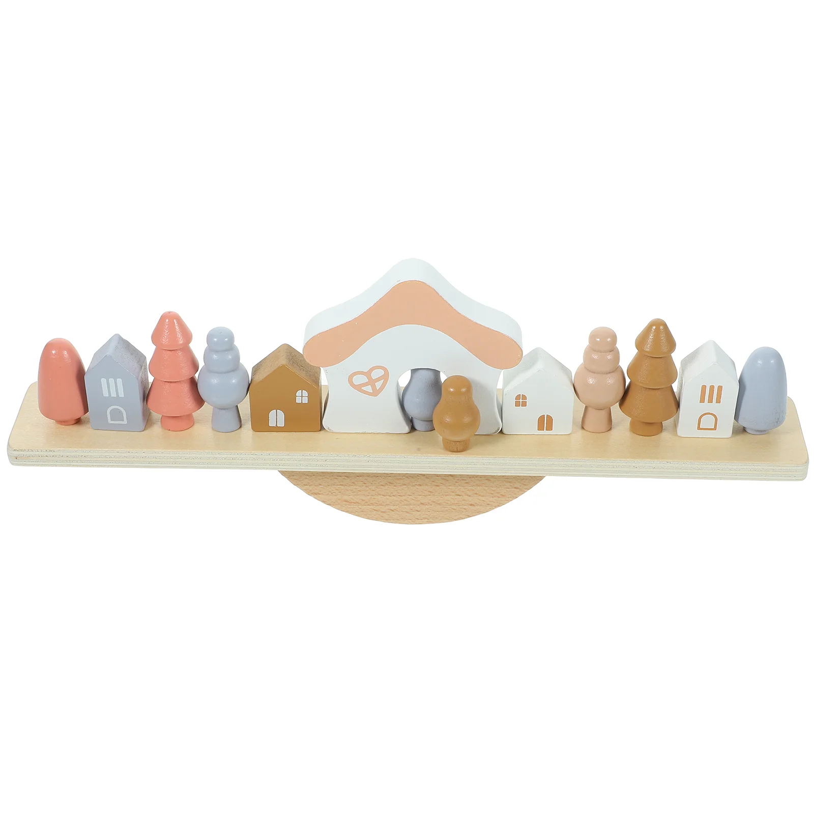 

1 Набор деревянных игрушек, Игрушки для раннего развития, мультяшная балансировочная игрушка, игрушка для малышей