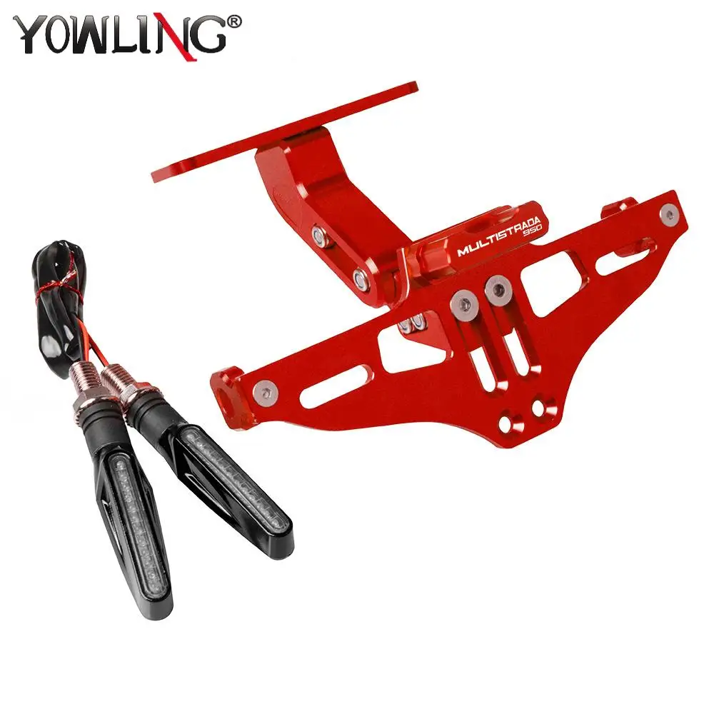 For DUCATI 950MULTISTRADA MULTISTRADA 950S Turn Signal Light Bracket Adjustable with LED Light License Number Plate Holder
For DUCATI 950MULTISTRADA MULTISTRADA 950S Turn Signal Light Bracket Adjustable with LED Light License Number Plate Holder