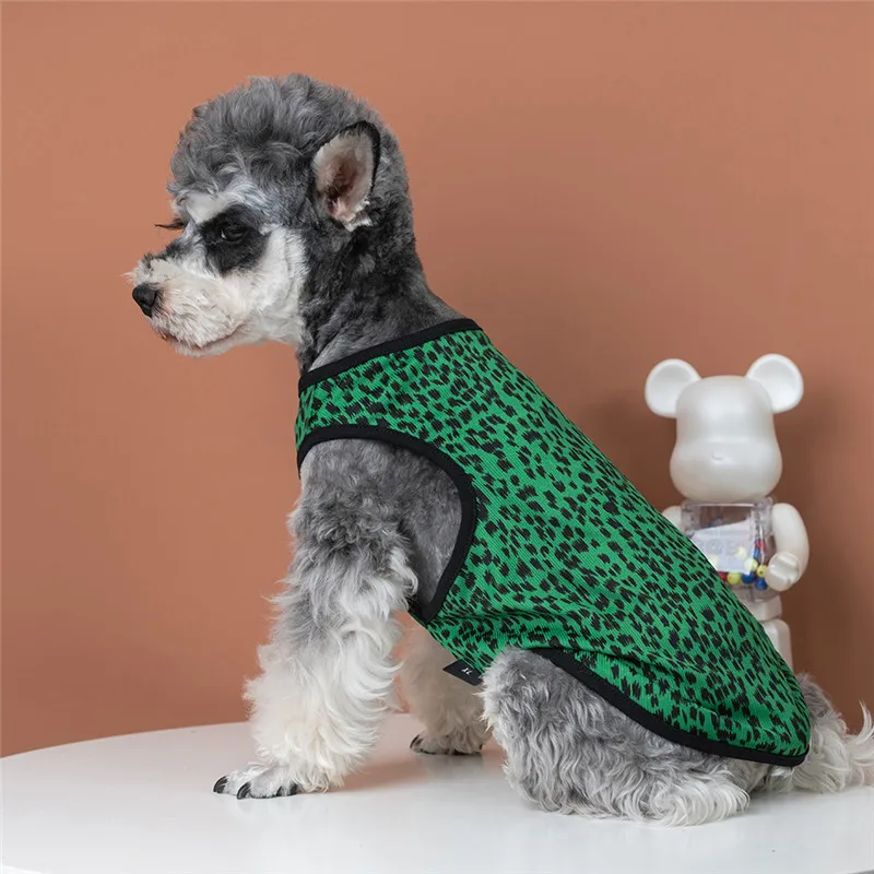 Couple Dog Clothes Green Leopard Dog Vest Skirt Cat Puppy Pomeranian Poodle Clothing Chihuahua Bichon Yorkie Pet Dress Costumes
Couple Dog Clothes Green Leopard Dog Vest Skirt Cat Puppy Pomeranian Poodle Clothing Chihuahua Bichon Yorkie Pet Dress Costumes