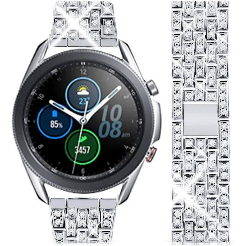 Ремешок металлический для Samsung Galaxy Watch 4 5 40 мм 44 мм, браслет для наручных часов 4 Classic 42 мм 46 мм 5 Pro 45 мм, со стразами, 20 мм 22 мм
Ремешок металлический для Samsung Galaxy Watch 4 5 40 мм 44 мм, браслет для наручных часов 4 Classic 42 мм 46 мм 5 Pro 45 мм, со стразами, 20 мм 22 мм