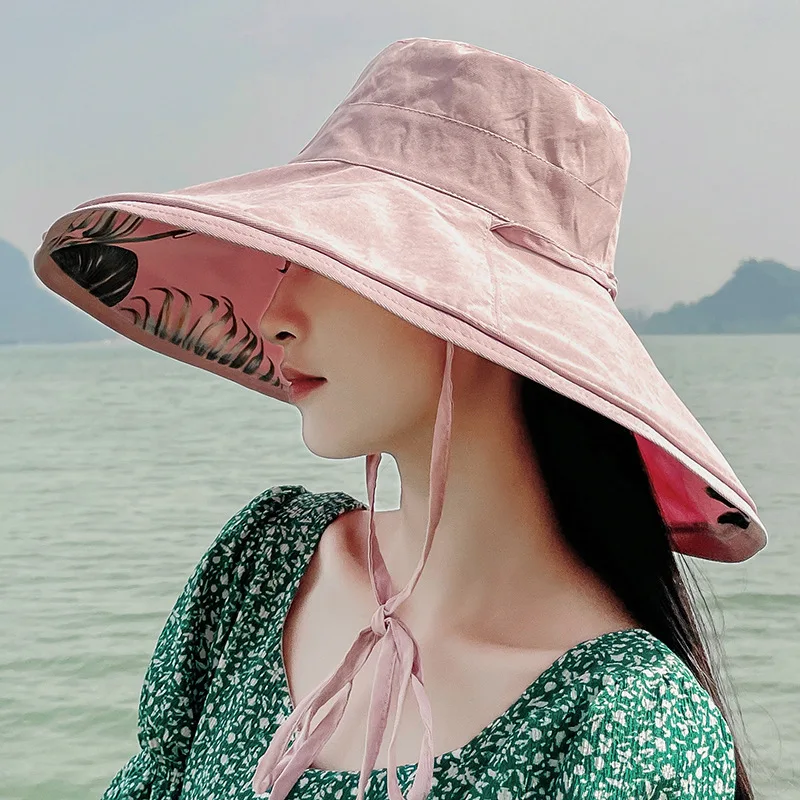 Women Summer Sun Hat Ladies Foldable Large Brim Sun Cap Female UPF50+ Beach Hats Chapeau Lady Beach UV Protection Sun Hat
Women Summer Sun Hat Ladies Foldable Large Brim Sun Cap Female UPF50+ Beach Hats Chapeau Lady Beach UV Protection Sun Hat
