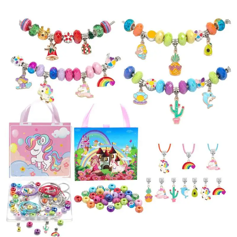 Children's Bracelet DIY Pendant Bead Jewelry Making Kit DIY Bracelet Bead Kit For Kid Ring Making Supplies For Girls Children
Children's Bracelet DIY Pendant Bead Jewelry Making Kit DIY Bracelet Bead Kit For Kid Ring Making Supplies For Girls Children