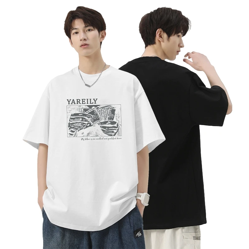 Streetwear Men Retro Oversized T-shirt Harajuku Fashion Anime Short Sleeve 100% Cotton Men's T-shirts Lovers Kanye Graphic Tops
Streetwear Men Retro Oversized T-shirt Harajuku Fashion Anime Short Sleeve 100% Cotton Men's T-shirts Lovers Kanye Graphic Tops