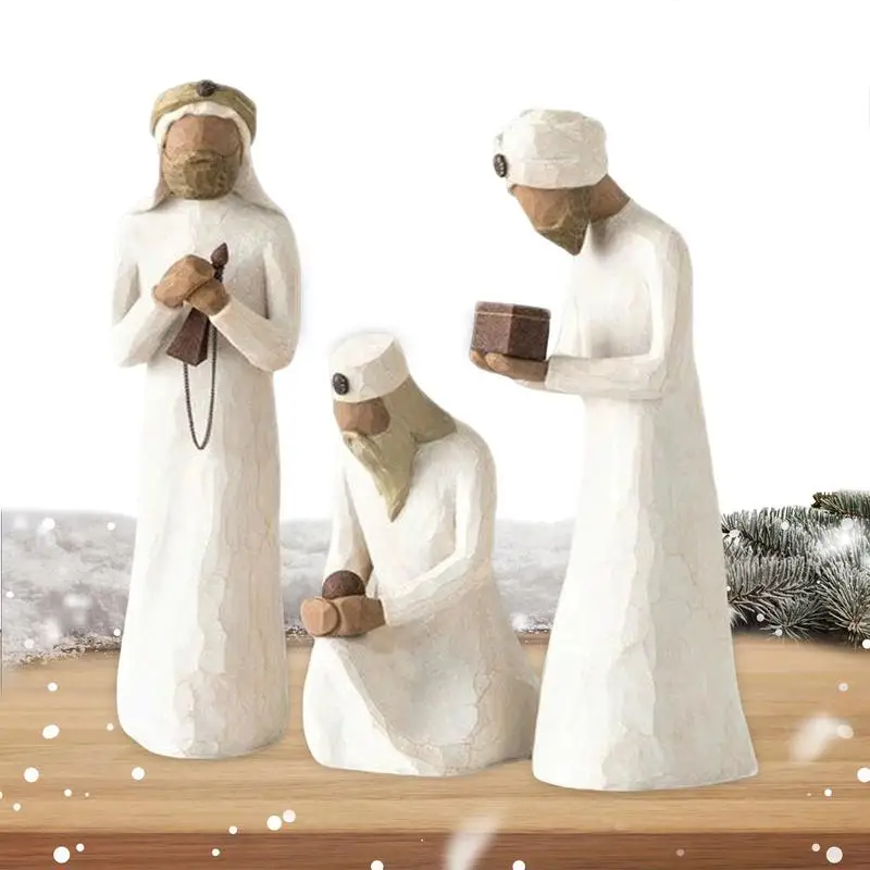 Sculpted Hand-Painted Christmas Nativity Set Figures Art Figure Jesus Decoration Statue Tabletop Ornament Home Decor Gifts
Sculpted Hand-Painted Christmas Nativity Set Figures Art Figure Jesus Decoration Statue Tabletop Ornament Home Decor Gifts