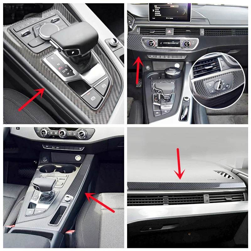 Carbon Fiber Car Interior Modification Cover Trim Strips Decorative Stickers For Audi A4 B9 2017 Car Styling Accessories
Carbon Fiber Car Interior Modification Cover Trim Strips Decorative Stickers For Audi A4 B9 2017 Car Styling Accessories