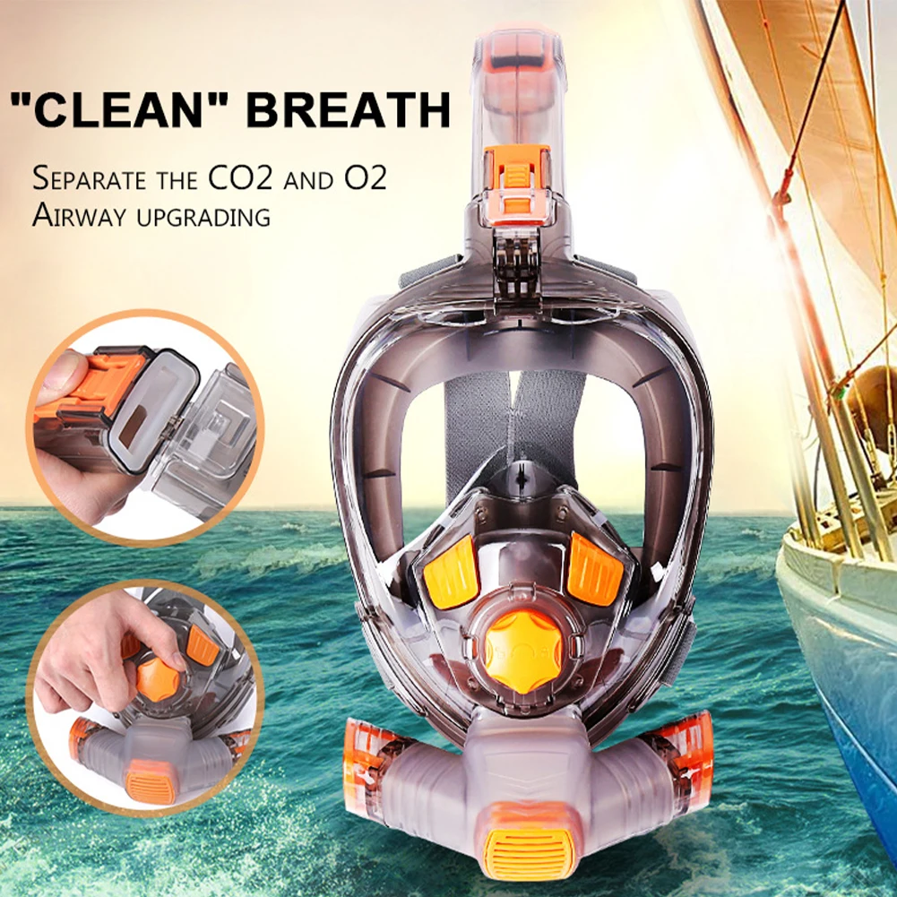 Snorkeling Mask Full Face 180° Wide View Anti Fog Scuba Diving Swimming Snorkeling Mask For Adult Youth
Snorkeling Mask Full Face 180° Wide View Anti Fog Scuba Diving Swimming Snorkeling Mask For Adult Youth