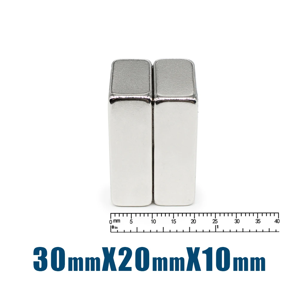1/2/5/10PCS 30x20x10mm Quadrate Super Powerful Strong Magnetic Magnets 30*20*10 Block Permanent Neodymium Magnets 30x20x10
1/2/5/10PCS 30x20x10mm Quadrate Super Powerful Strong Magnetic Magnets 30*20*10 Block Permanent Neodymium Magnets 30x20x10
