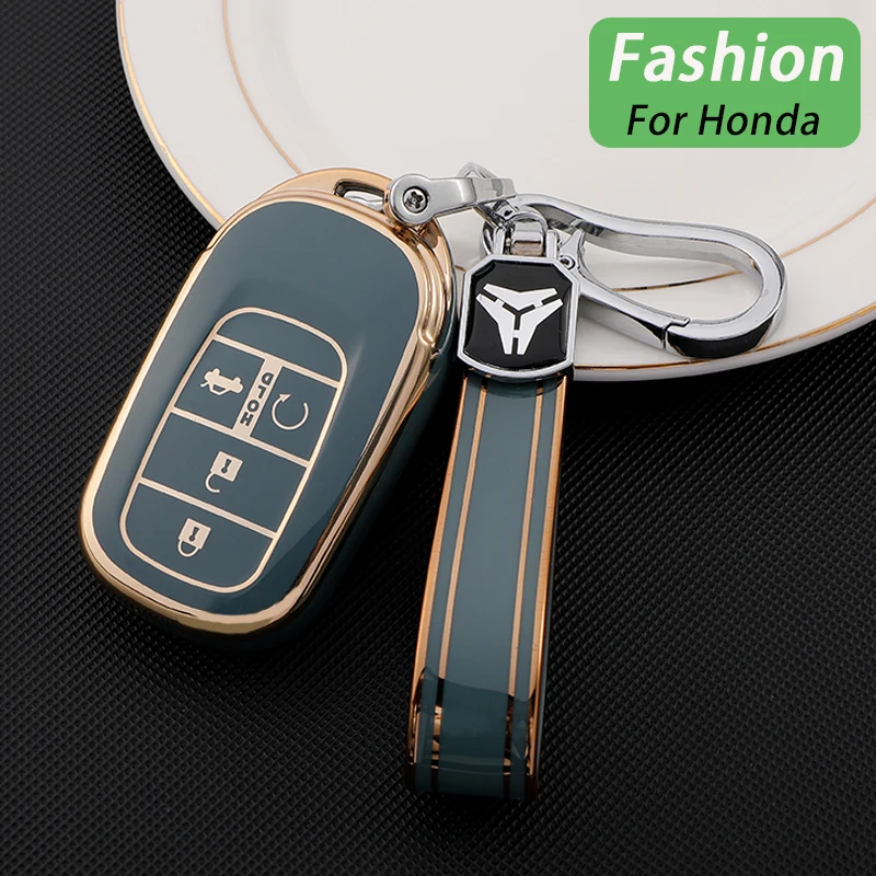 Gold Edge Design For Honda Civic 2022 TPU Car Remote Key Case Cover Shell 5 Buttons Holder Fob Protector Keyless Accessories
Gold Edge Design For Honda Civic 2022 TPU Car Remote Key Case Cover Shell 5 Buttons Holder Fob Protector Keyless Accessories