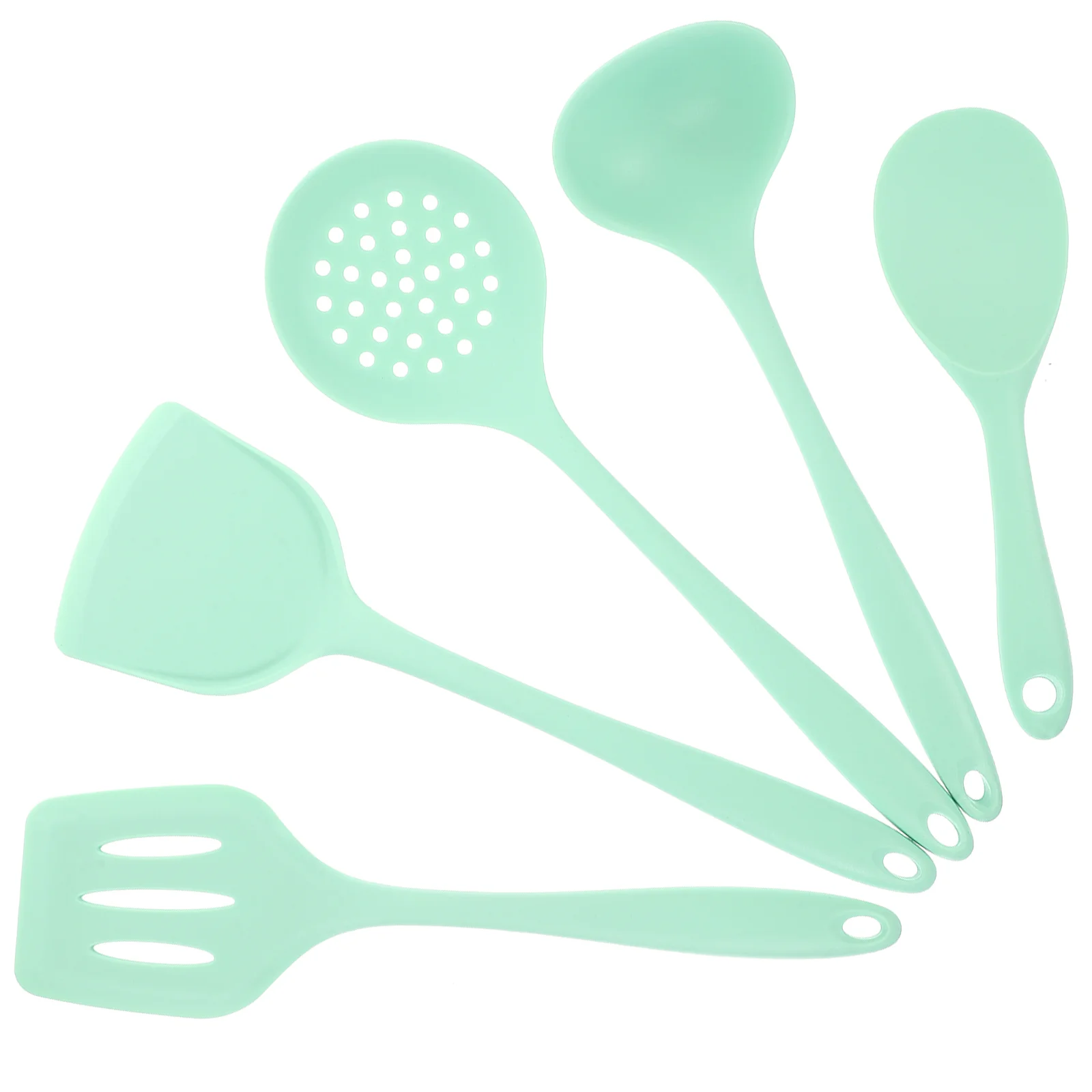 Silicone Spoon Spatula Combination Turner Spatula Kitchen Ladle Non-slip Soup Ladle Rice Paddle Silica Gel Cooking Spatula
Silicone Spoon Spatula Combination Turner Spatula Kitchen Ladle Non-slip Soup Ladle Rice Paddle Silica Gel Cooking Spatula