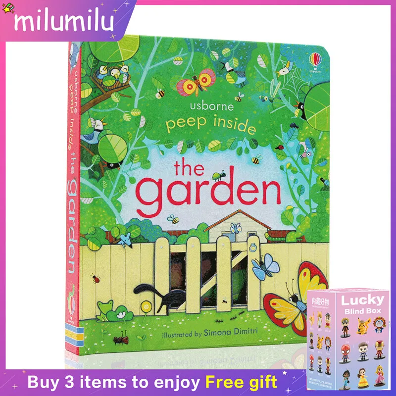 MiluMilu Usborne Peep Inside The Garden английские картинки для обучения детей
MiluMilu Usborne Peep Inside The Garden английские картинки для обучения детей