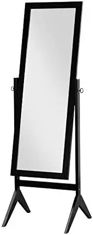

Прямоугольное напольное зеркало, зеркало с отдельной стойкой (белое)