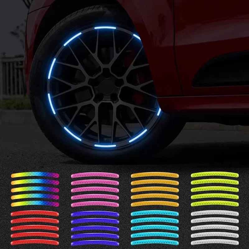 Светоотражающая наклейка на колесо для Volkswagen Polo Passat B5 B6 T4 T5 Golf 4 5 6 Tiguan Jetta