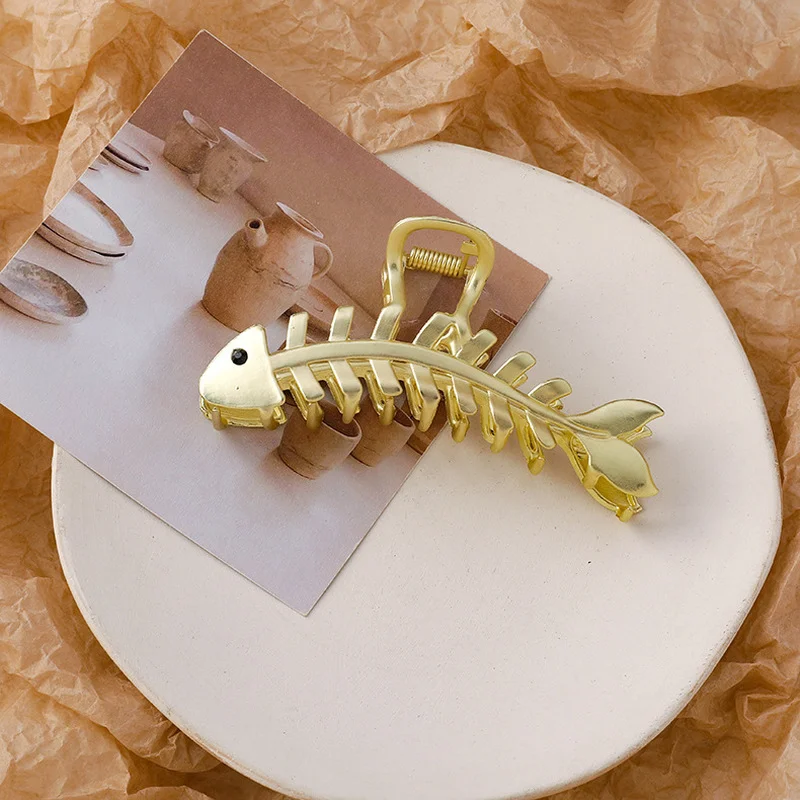 Origin Summer Statement Metallic Fishbone Hairpin for Women Gold Color Hair Claw Geometric Shark Hair Clamps Hair Accessories
Origin Summer Statement Metallic Fishbone Hairpin for Women Gold Color Hair Claw Geometric Shark Hair Clamps Hair Accessories