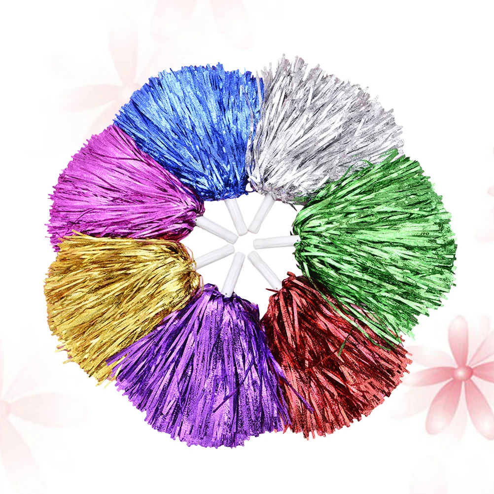 Pom Poms Cheer Pompomfoil Dance Ring Metallic Cheerleading Party Girl Diy Cheering Hand Flowers
Pom Poms Cheer Pompomfoil Dance Ring Metallic Cheerleading Party Girl Diy Cheering Hand Flowers