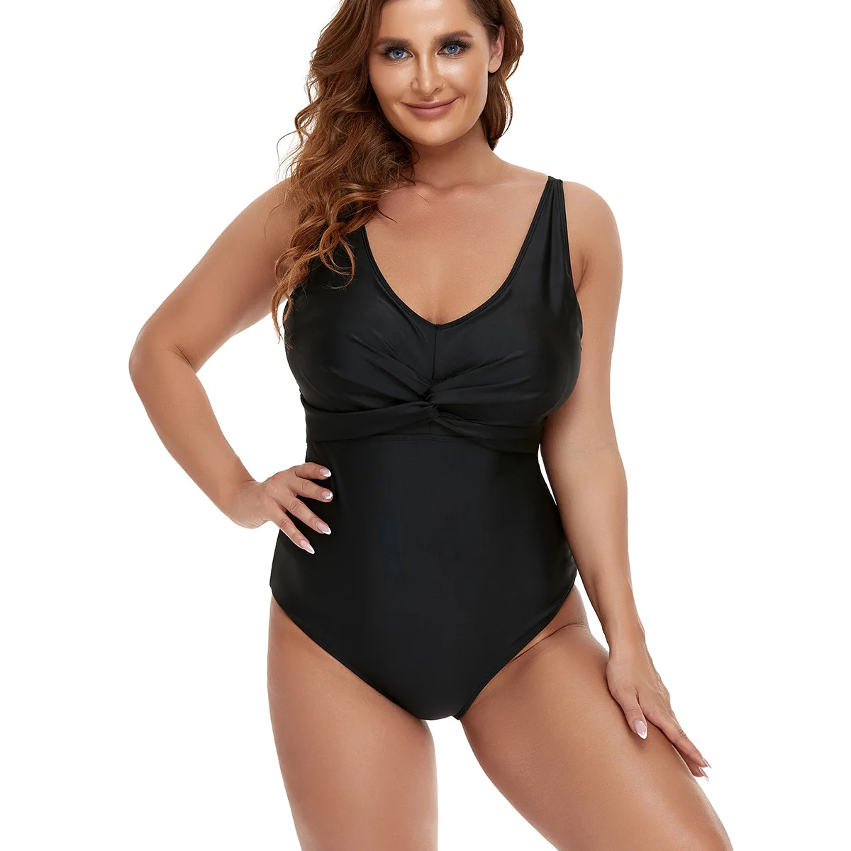 New Bikini Conservative Large Size Ladies One Piece Swimsuit Solid Color Triangle Swimsuit Swimsuit Women One Piece Swimsuit
New Bikini Conservative Large Size Ladies One Piece Swimsuit Solid Color Triangle Swimsuit Swimsuit Women One Piece Swimsuit