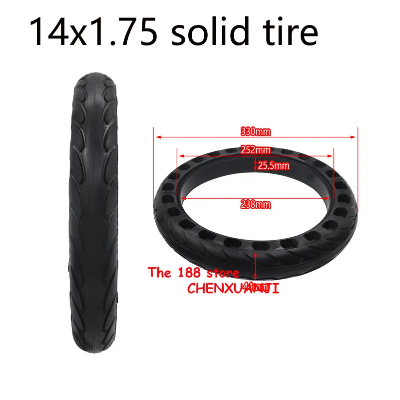 14x1.75 Electric Car Solid Tire 14 Inch Tire for Rubber Electrombile 14x1.75 Solid Tyre Black Tyre
14x1.75 Electric Car Solid Tire 14 Inch Tire for Rubber Electrombile 14x1.75 Solid Tyre Black Tyre