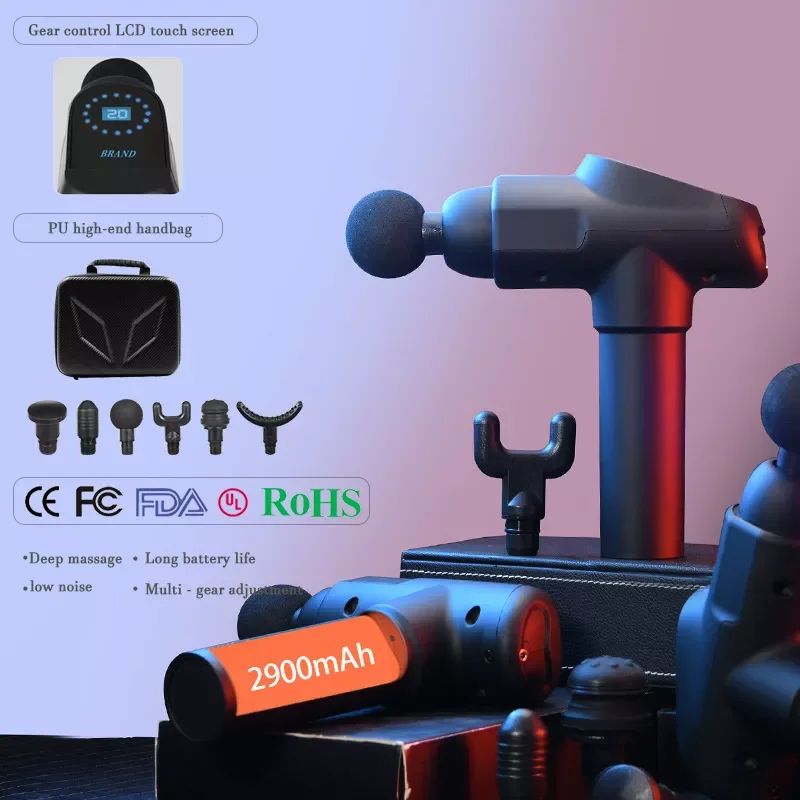 LCD Touch Screen Massage Gun Muscle Fascia Gun Deep Tissue Sport Therapy Percussion Pain Relief Relaxation Slimming Shaping 
LCD Touch Screen Massage Gun Muscle Fascia Gun Deep Tissue Sport Therapy Percussion Pain Relief Relaxation Slimming Shaping