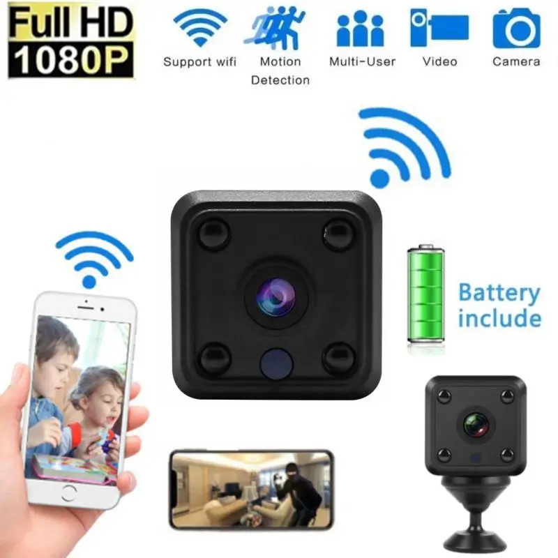 Mini WiFi IP Camera HD 1080P Wireless Security Surveillance Camcorders Night Vision Smart Home Sports Monitor Video Recorder New
Mini WiFi IP Camera HD 1080P Wireless Security Surveillance Camcorders Night Vision Smart Home Sports Monitor Video Recorder New
