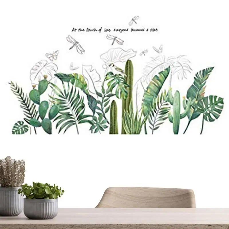 AUGKUN Art Leaf Wall Sticker Applique Palm Tree Wall Decoration Room Living Room Office Bathroom Kitchen Bedroom Home Decor
AUGKUN Art Leaf Wall Sticker Applique Palm Tree Wall Decoration Room Living Room Office Bathroom Kitchen Bedroom Home Decor