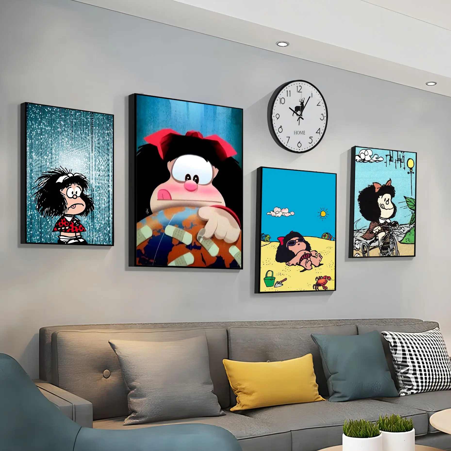 Cute Cartoon MafaldaC Good Quality Prints And Posters HD Quality Poster Wall Art Painting Study Kawaii Room Decor
Cute Cartoon MafaldaC Good Quality Prints And Posters HD Quality Poster Wall Art Painting Study Kawaii Room Decor