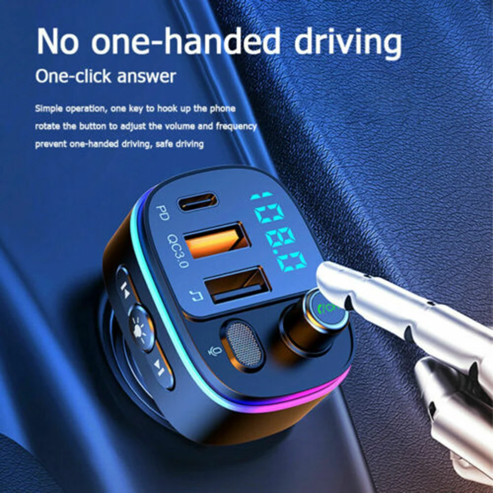 Brand New FM Transmitter Car Charger Car FM Transmitter Music Player Radio Receiver USB Charger 7-Color Adapter
Brand New FM Transmitter Car Charger Car FM Transmitter Music Player Radio Receiver USB Charger 7-Color Adapter