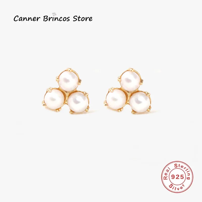 CANNER 2 Piece Cartilage Piercing CZ Turquoise Pearl Trefoil Earrings For Women 925 Sterling Silver Gold Color Stud Earring
CANNER 2 Piece Cartilage Piercing CZ Turquoise Pearl Trefoil Earrings For Women 925 Sterling Silver Gold Color Stud Earring