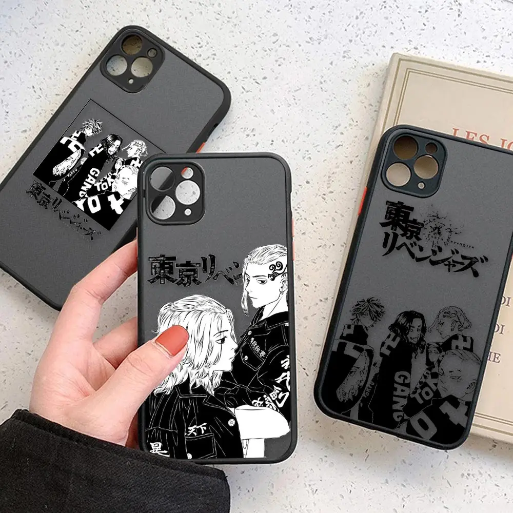 Matte Case For Apple iPhone 11 12 13 14 Pro Max XS X 6 7 8 Plus SE Cases Clear Funda Cover Japan Anime Tokyo Revengers Black Art
Matte Case For Apple iPhone 11 12 13 14 Pro Max XS X 6 7 8 Plus SE Cases Clear Funda Cover Japan Anime Tokyo Revengers Black Art