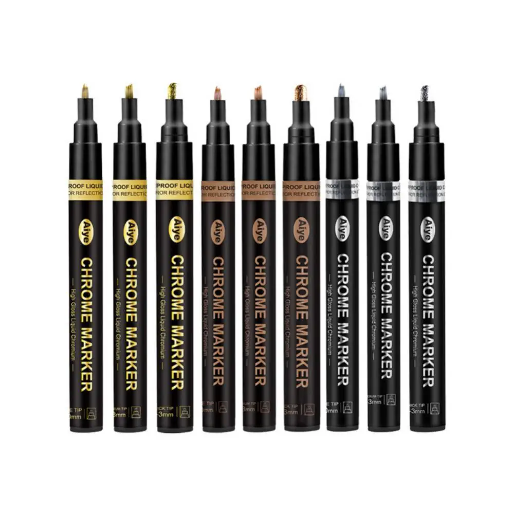 Mirror Pen Reflective Paint Metal Chrome Plate Silver Marker DIY Liquid Signature Model High-gloss Electroplating
Mirror Pen Reflective Paint Metal Chrome Plate Silver Marker DIY Liquid Signature Model High-gloss Electroplating