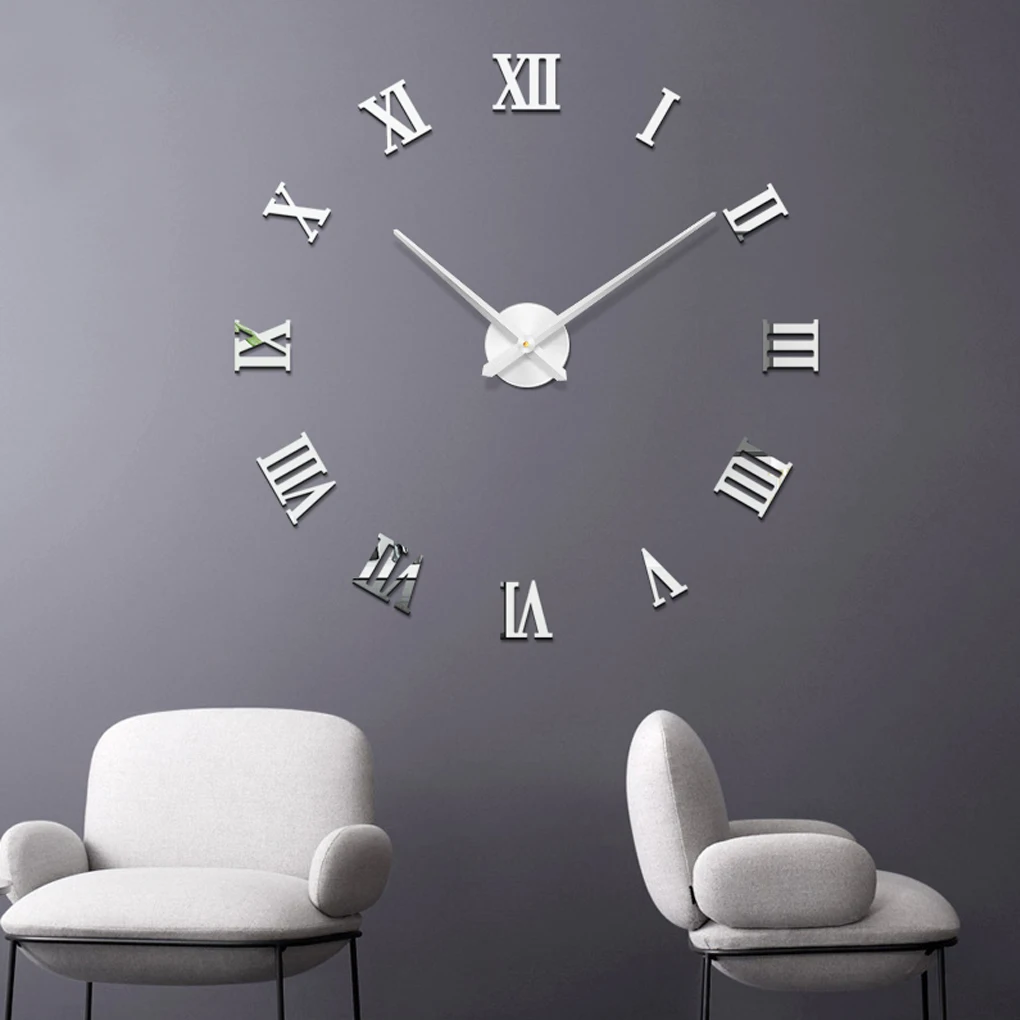 New large Roman mirror clock living room fashion modern self-adhesive DIY wall clock sticker home decoration acrylic clock
New large Roman mirror clock living room fashion modern self-adhesive DIY wall clock sticker home decoration acrylic clock