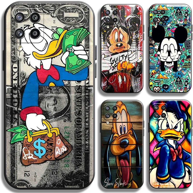 Disney Mickey Duck Graffiti Phone Case For Samsung Galaxy A22 A22 5G Black Shell Liquid Silicon TPU Soft Cases
Disney Mickey Duck Graffiti Phone Case For Samsung Galaxy A22 A22 5G Black Shell Liquid Silicon TPU Soft Cases