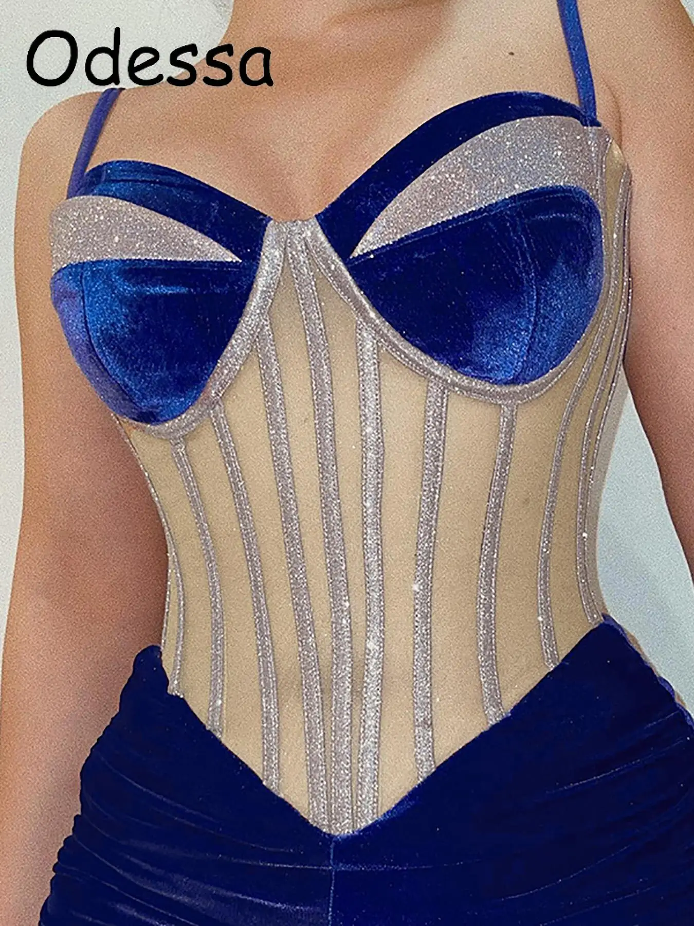 Odessa Spaghetti Strap Prom Crop Top Women Y2K Patchwork Skinny Sleeveless Backless Corset Tank Tops 2022 Elegant Party Vests
Odessa Spaghetti Strap Prom Crop Top Women Y2K Patchwork Skinny Sleeveless Backless Corset Tank Tops 2022 Elegant Party Vests