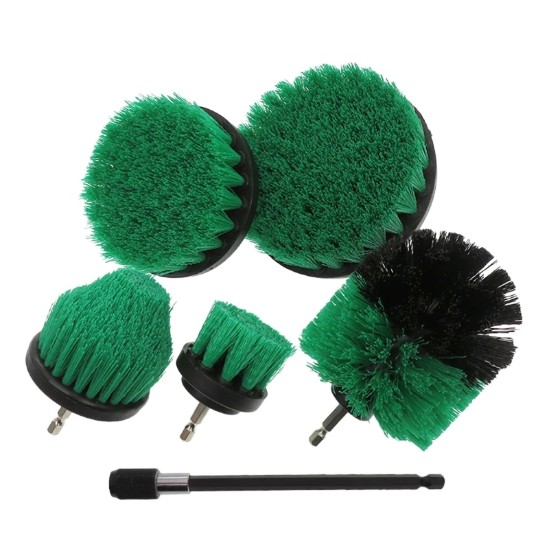 6 Pcs/Set Electric Drill Brush Set Auto Tires Cleaning Tool Round Head Power Scrubber Brushes for Grout Carpet Floor
6 Pcs/Set Electric Drill Brush Set Auto Tires Cleaning Tool Round Head Power Scrubber Brushes for Grout Carpet Floor