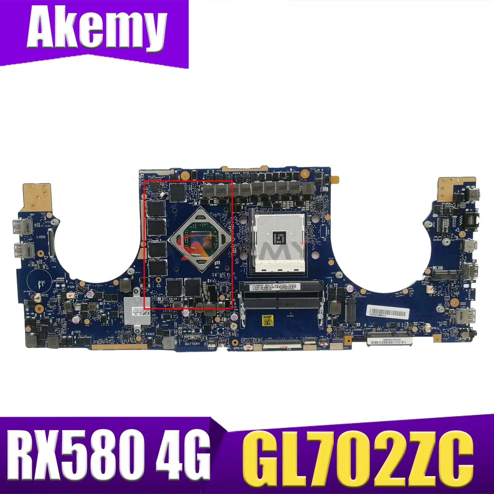 GL702ZC New Notebook Mainboard For ASUS ROG GL702Z Laptop Motherboard W/ RX580 4G Main Board Exchange!
GL702ZC New Notebook Mainboard For ASUS ROG GL702Z Laptop Motherboard W/ RX580 4G Main Board Exchange!