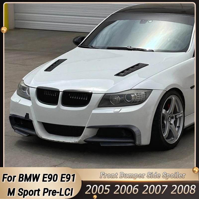 For BMW 3 Series E90 E91 320i 330i M Sport Pre-LCI 2005-2008 Car Front Bumper Splitter Side Spoiler Air Vent Body Kits Tuning
For BMW 3 Series E90 E91 320i 330i M Sport Pre-LCI 2005-2008 Car Front Bumper Splitter Side Spoiler Air Vent Body Kits Tuning