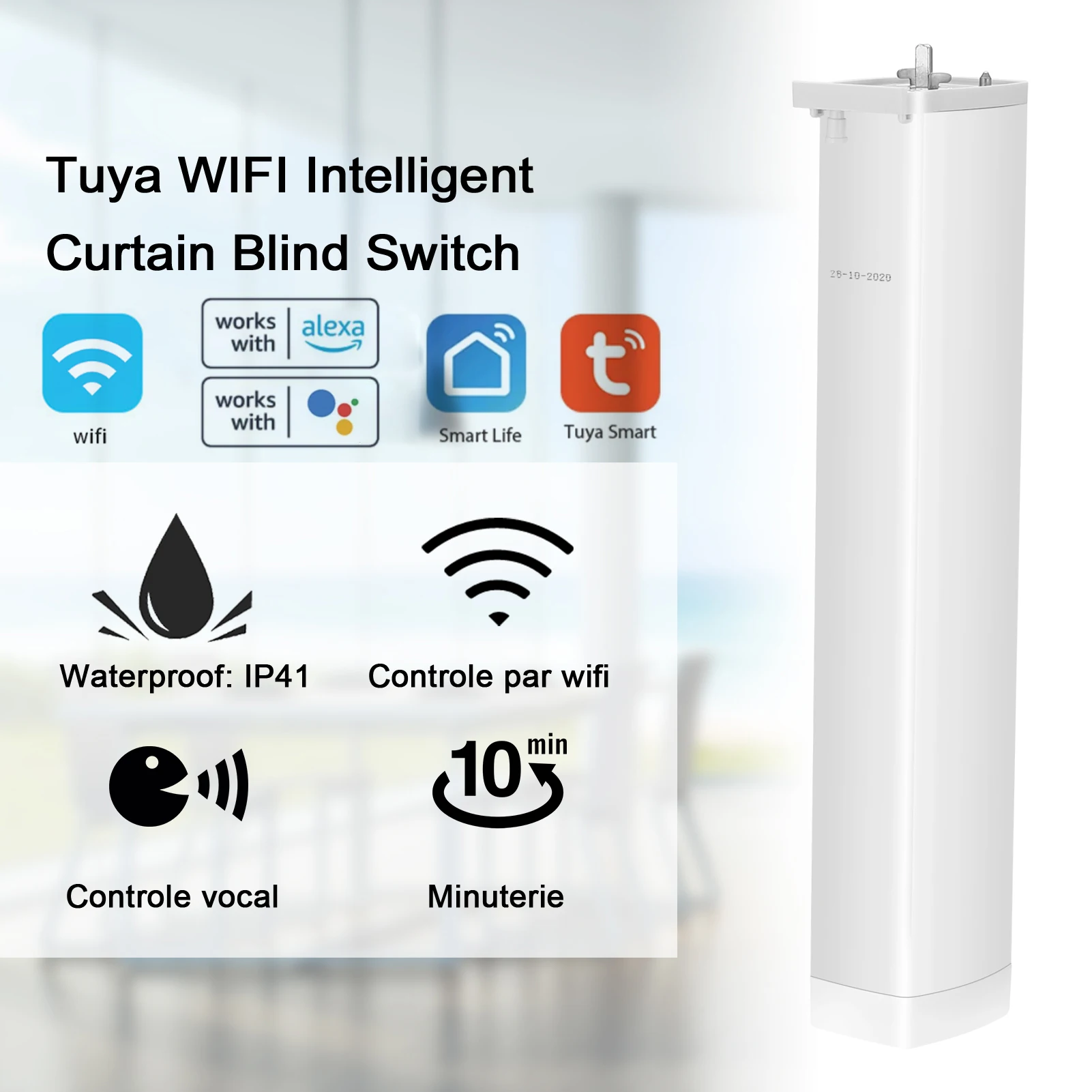 Умный переключатель для штор ZigBee, Электрический моторизованный роликовый затвор для штор с дистанционным управлением
Умный переключатель для штор ZigBee, Электрический моторизованный роликовый затвор для штор с дистанционным управлением