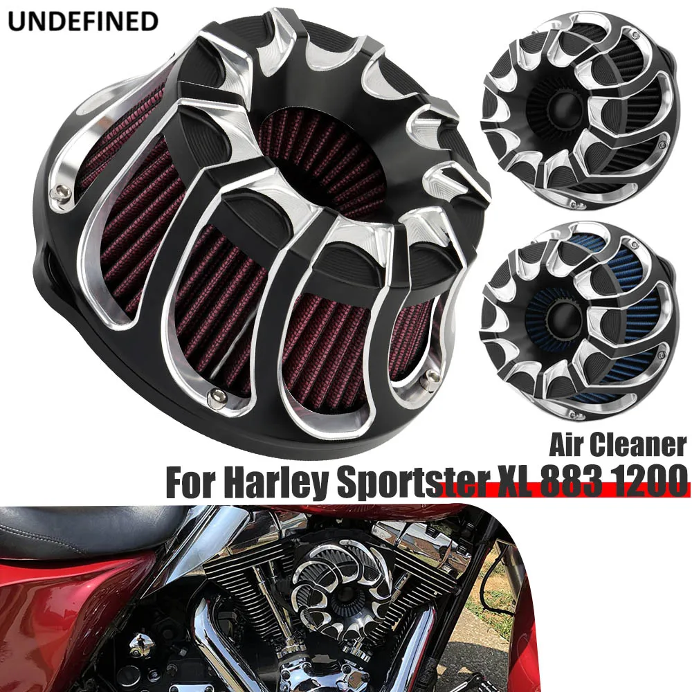 Motorcycle Air Cleaner Filter Turbine Intake for Harley Sportster XHL XL 883 1200 Iron Nightster Seventy Two Forty Eight XR 1200
Motorcycle Air Cleaner Filter Turbine Intake for Harley Sportster XHL XL 883 1200 Iron Nightster Seventy Two Forty Eight XR 1200