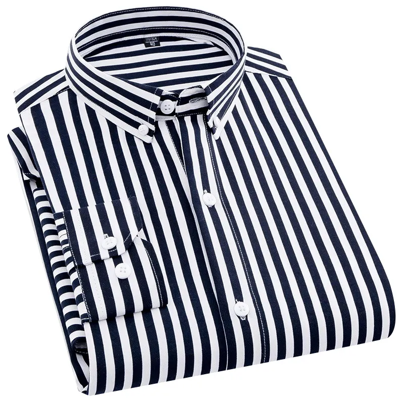 Men's Long Sleeve Stripe Easy Care Shirt Formal Business Office/Working Wear Standard-fit Solid Social Dress Shirts
Men's Long Sleeve Stripe Easy Care Shirt Formal Business Office/Working Wear Standard-fit Solid Social Dress Shirts