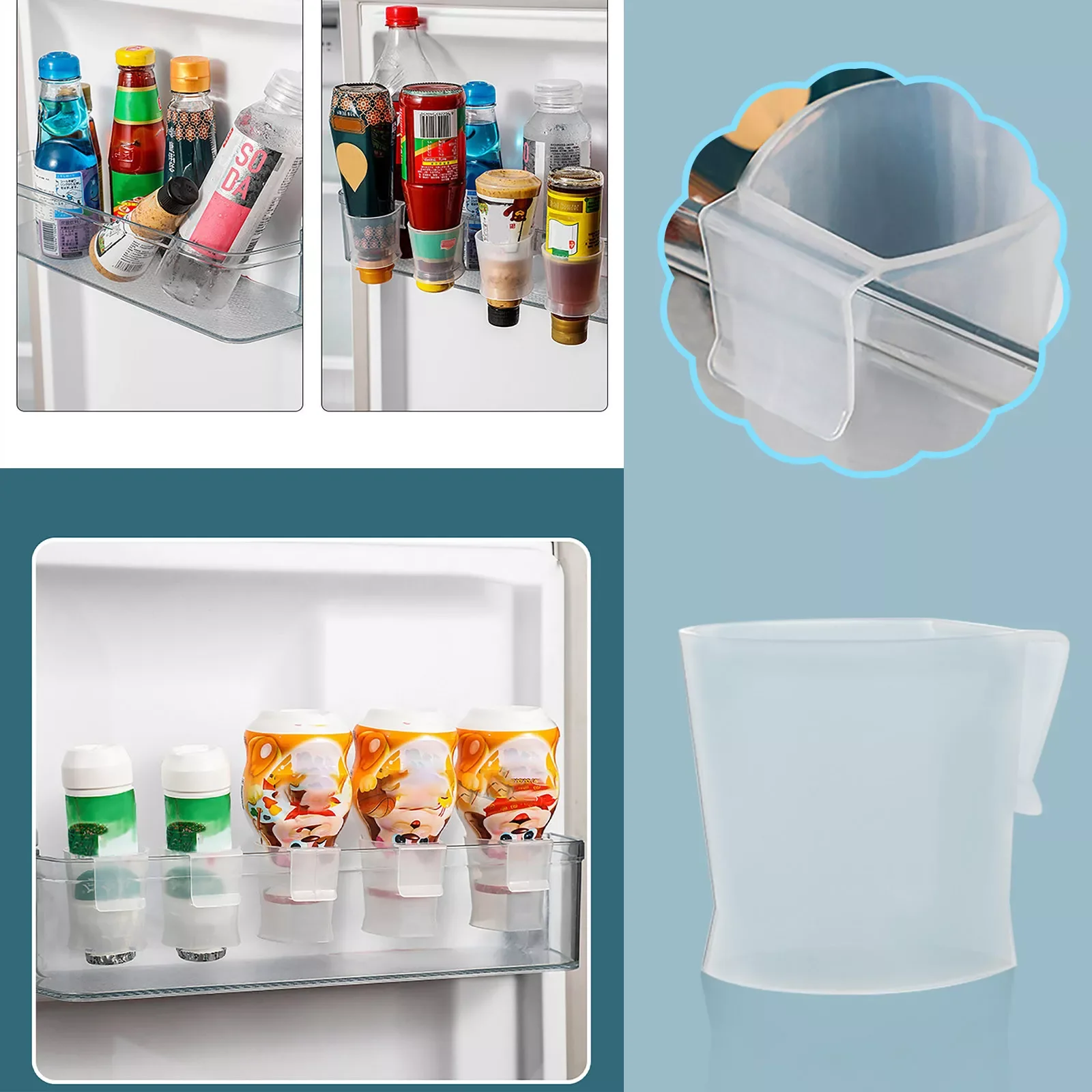 2PCS Storage Racks For Refrigerator Side Door Kitchen Classified Seasoning Bottle Rack Kitchen Tools
2PCS Storage Racks For Refrigerator Side Door Kitchen Classified Seasoning Bottle Rack Kitchen Tools