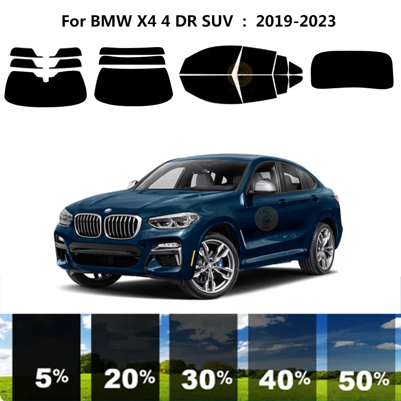 Precut nanoceramics car UV Window Tint Kit Automotive Window Film For BMW X4 G02 4 DR SUV 2019-2023
Precut nanoceramics car UV Window Tint Kit Automotive Window Film For BMW X4 G02 4 DR SUV 2019-2023