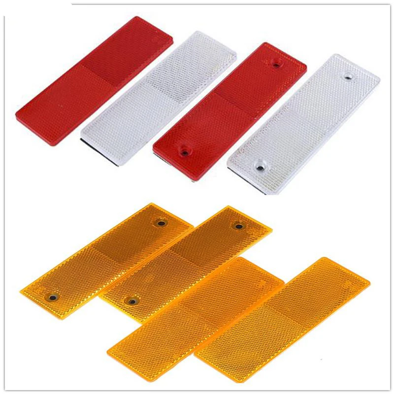 2 PCS Red/White/Orange Truck Motorcycle Adhesive Rectangle Plastic Reflector Reflective Warning Plate Stickers Safety Sign
2 PCS Red/White/Orange Truck Motorcycle Adhesive Rectangle Plastic Reflector Reflective Warning Plate Stickers Safety Sign