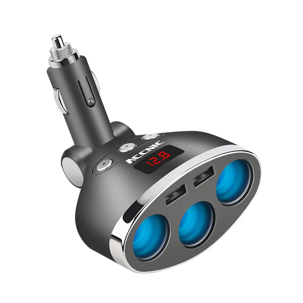 1 to 3 Output Car Lighter Power Splitter USB Fast Car Adapter Dual USB 1 to 3
1 to 3 Output Car Lighter Power Splitter USB Fast Car Adapter Dual USB 1 to 3
